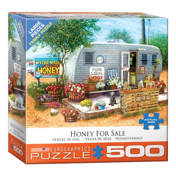 Large Piece 500-Piece Puzzles